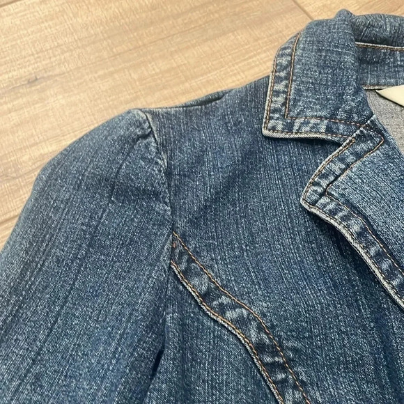 St Johns Bay petite small fitted Jean jacket - Picture 5 of 9